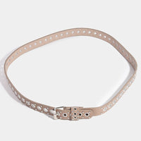 Studs And Grommet Vegan Leather Belt