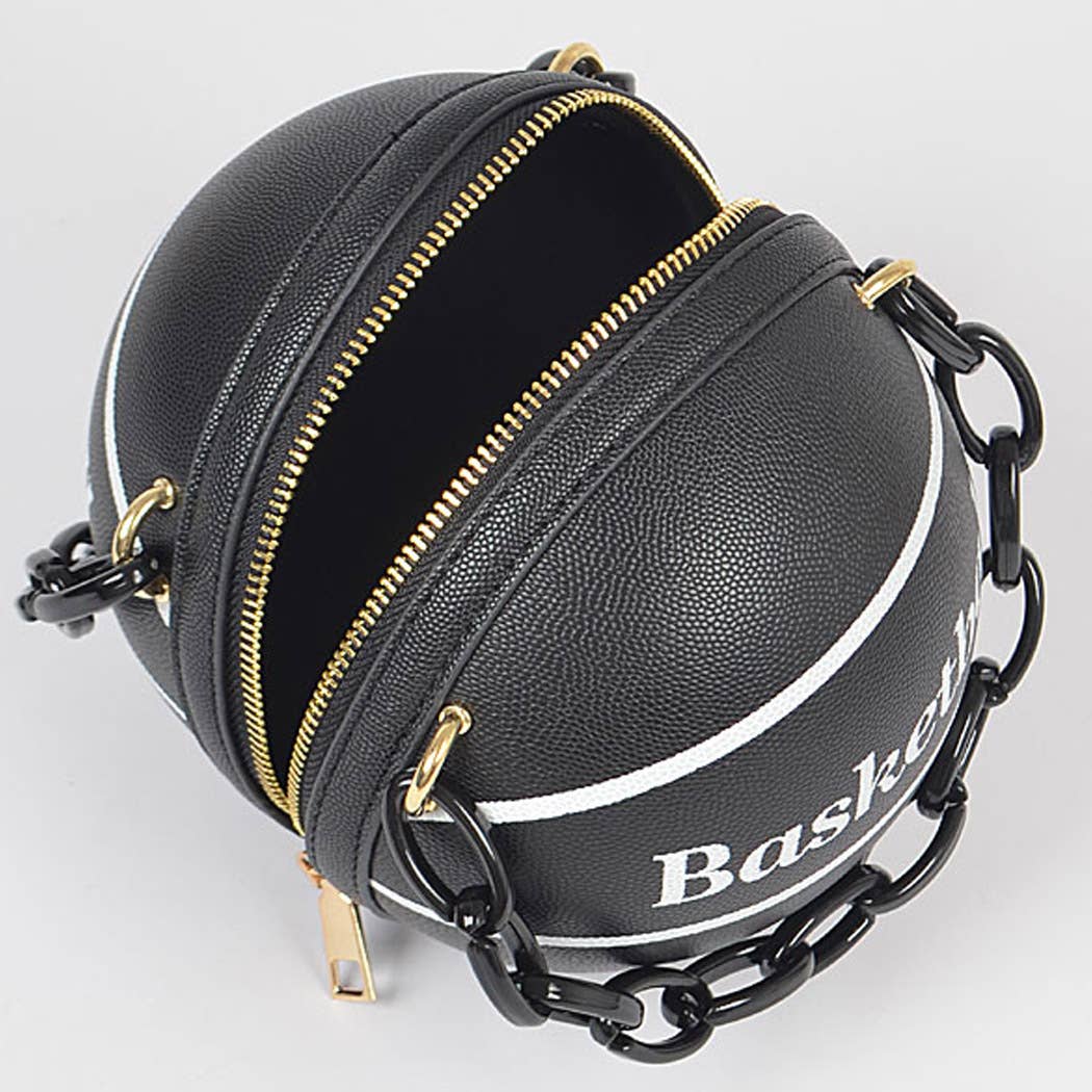 Crossbody Basketball Clutch