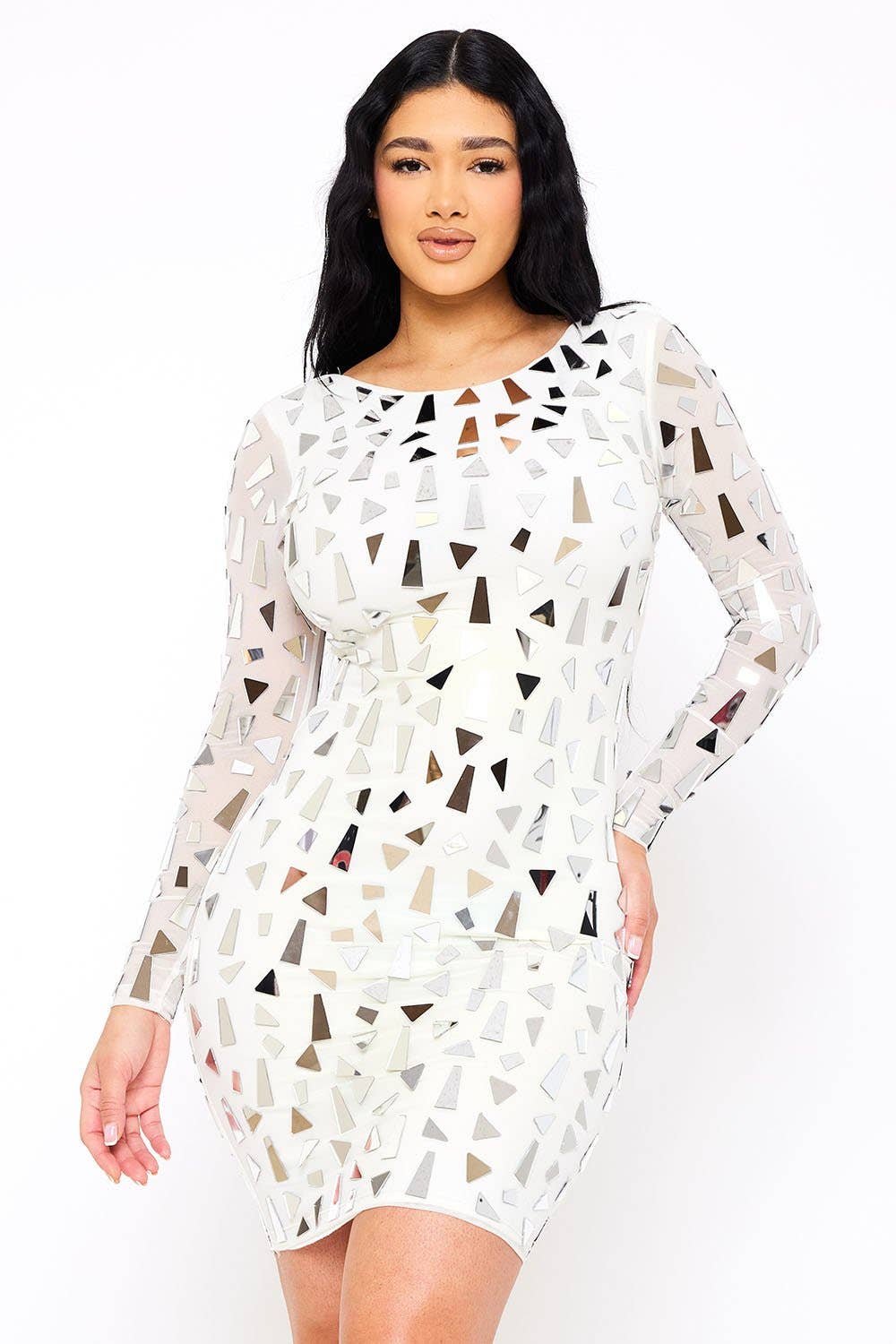 MIRROR PIECES DRESS