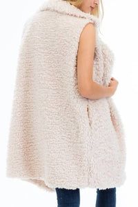 Shaggy Faux Fur Vest