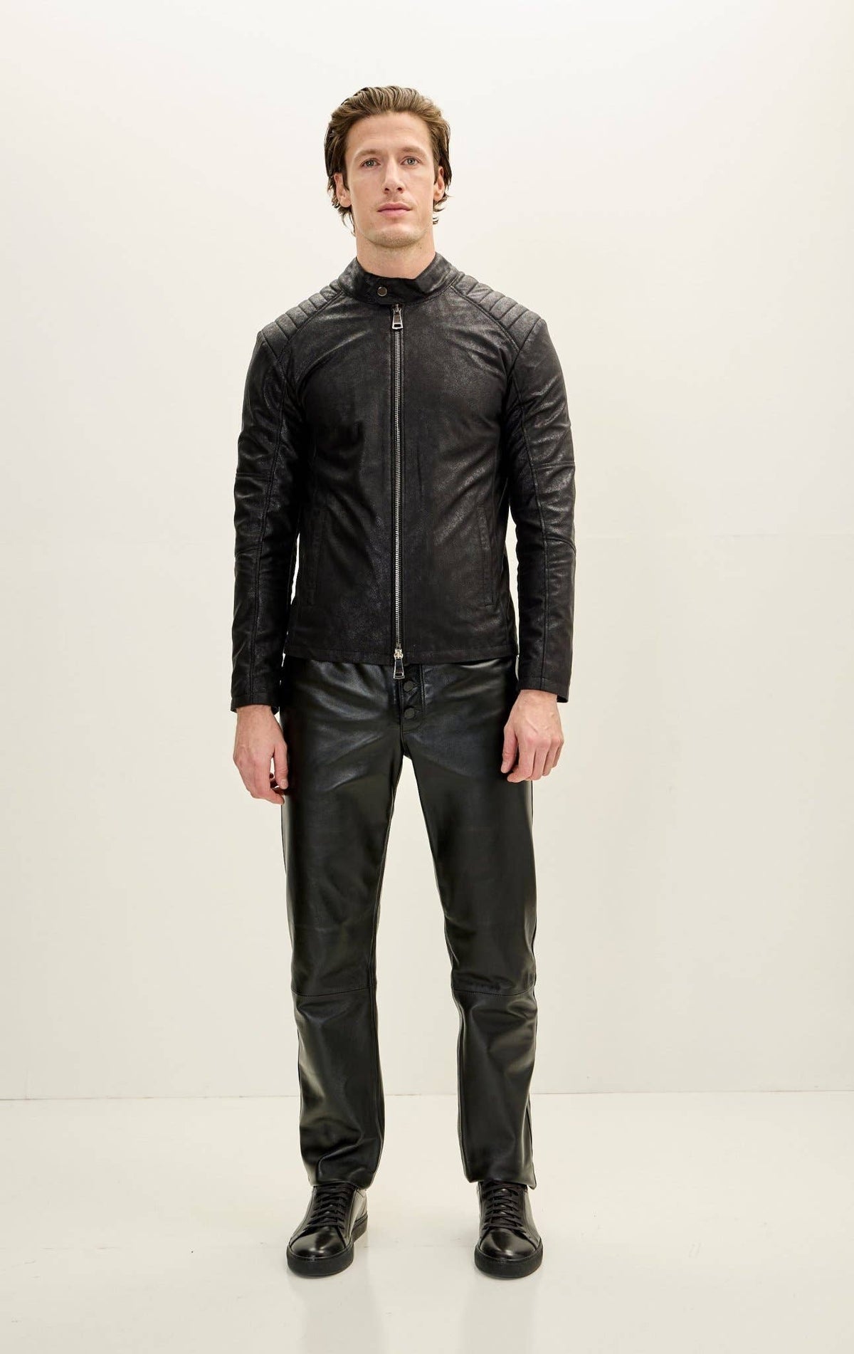 Men's Rider Motto Jacket - Black