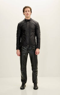 Men's Rider Motto Jacket - Black