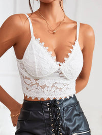 Lace Cropped Top
