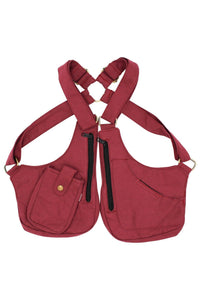 Curved Canvas Festival Vest