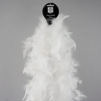Chandelle Feather Boa - Lightweight - White