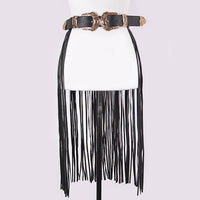 Double Buckle Curtain Fringe Belt