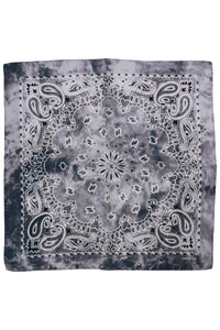 Paisley Tie Dye Marble Gradient Cotton Bandana