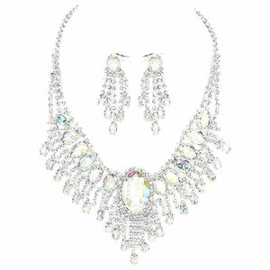 Bohemian Gatsby Theme Statement Necklace Set