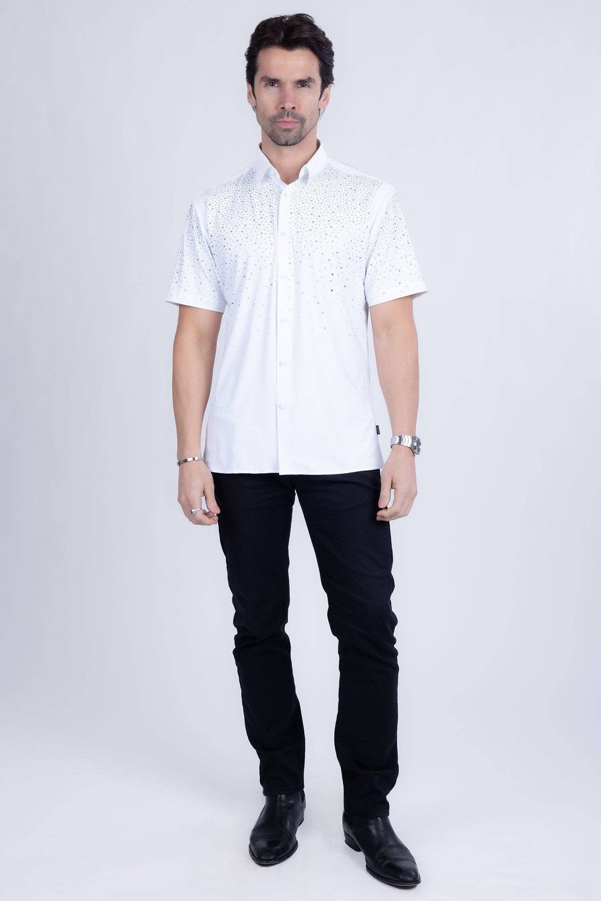 Edgy Bandwagon Short Sleeve Shirts