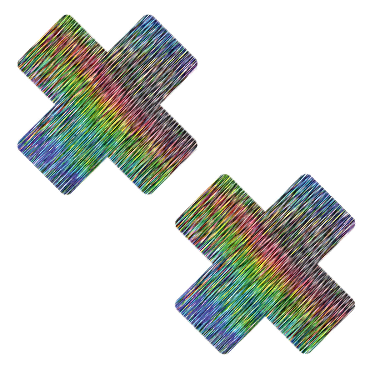 Naughty Nebula Super Holographic X Nipple Cover Pasties