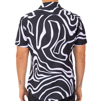 Men’s Black Button Up Short Sleeve Shirt
