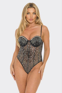 Crystal Sheer Bodysuit