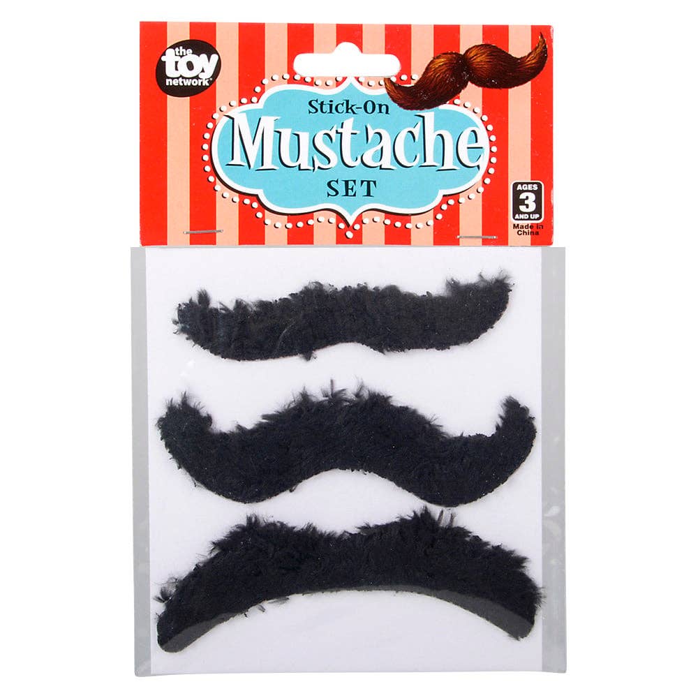 3.5" 3 PC MUSTACHE SET
