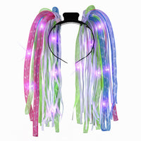 UV Reactive LED Noodle Headband Flashing Dreads