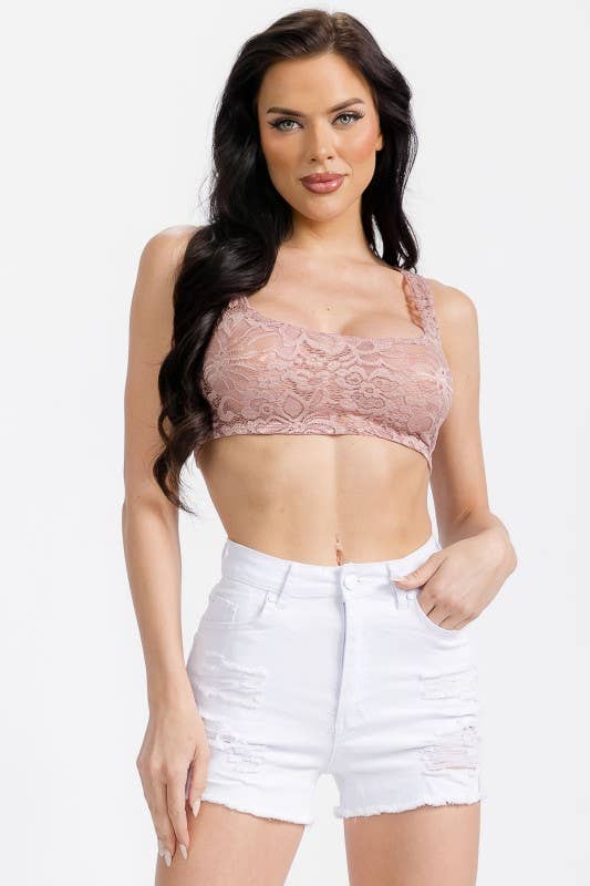 Lace Cropped Top