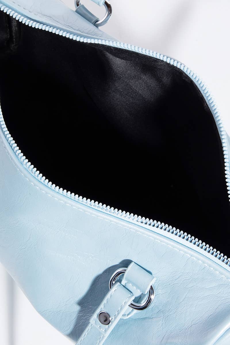 Mini Pocket Glossy Barrel Bag