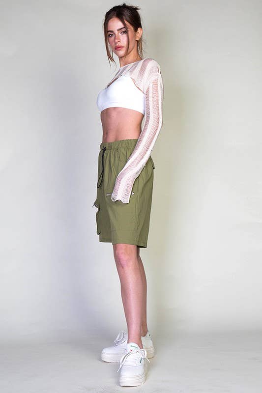Sahara Nylon Pocket Shorts