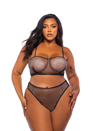 Rhinestone Bikini Set