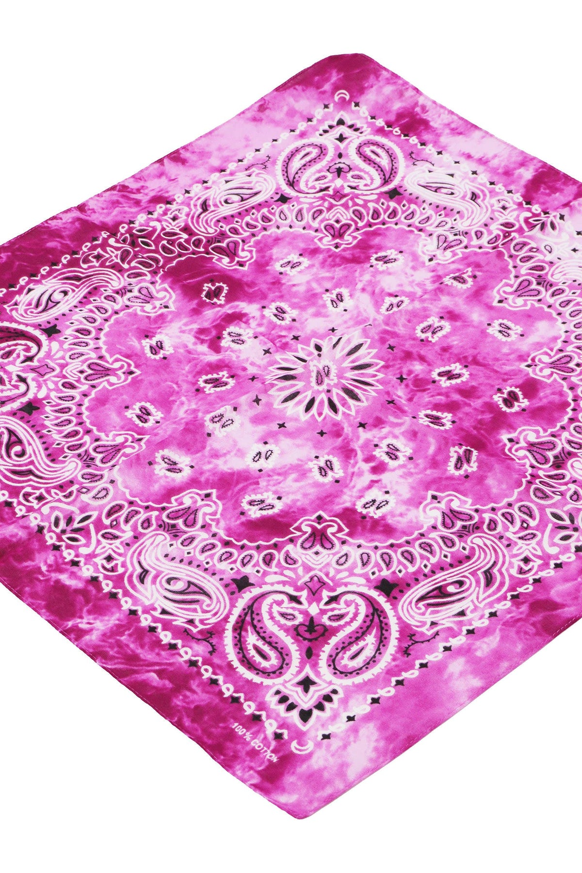 Paisley Tie Dye Marble Gradient Cotton Bandana
