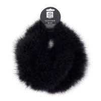 Thin Marabou Feather Boa - Black