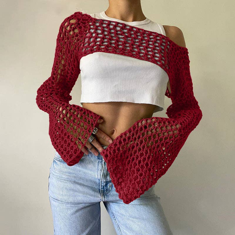 Mens Sleeves Knit Top