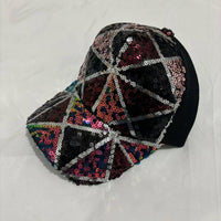 Sequin baseball cap