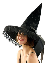Black Witch Lace Hat