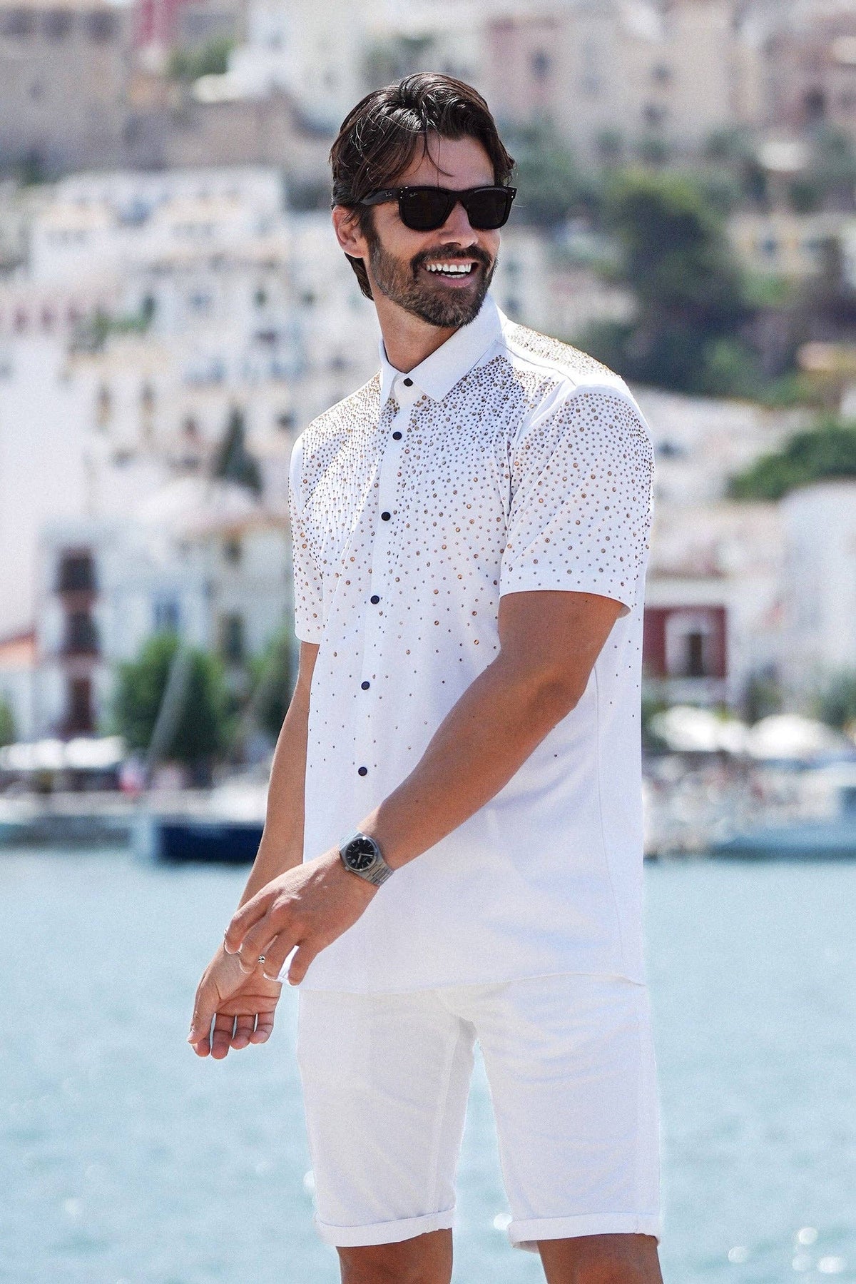 Edgy Bandwagon Short Sleeve Shirts