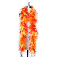 Chandelle Feather Boa - Lightweight - Fire Mix