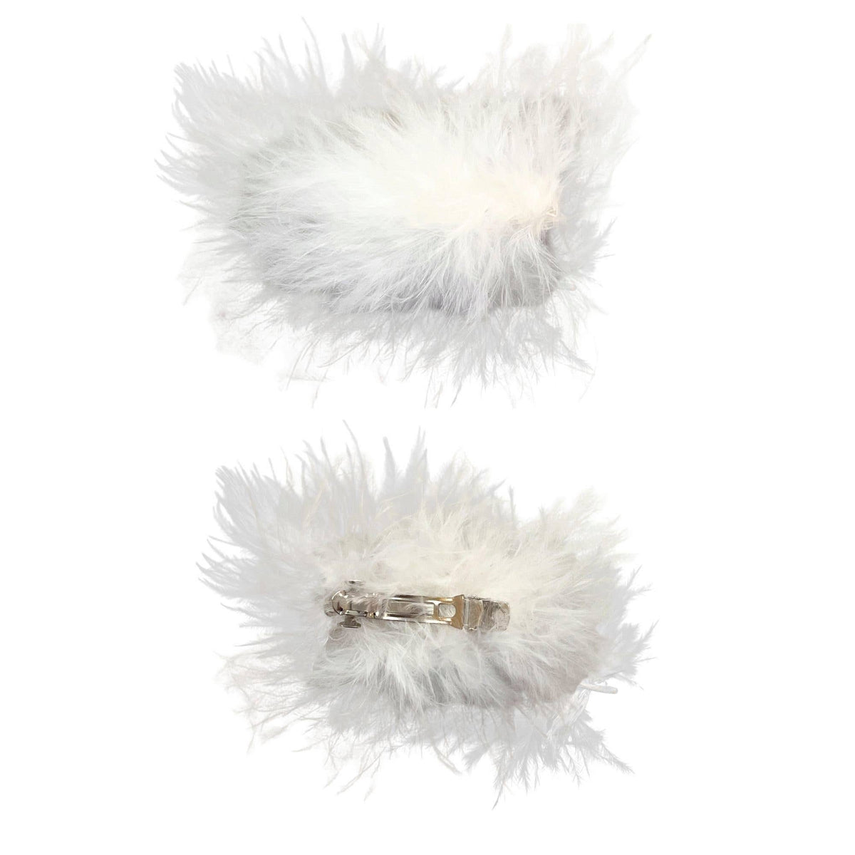 Feather Barrettes
