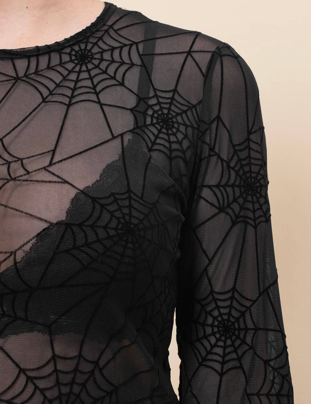 Spider Web Crop Top