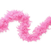 Chandelle Feather Boa - Medium Weight - Pink Orient