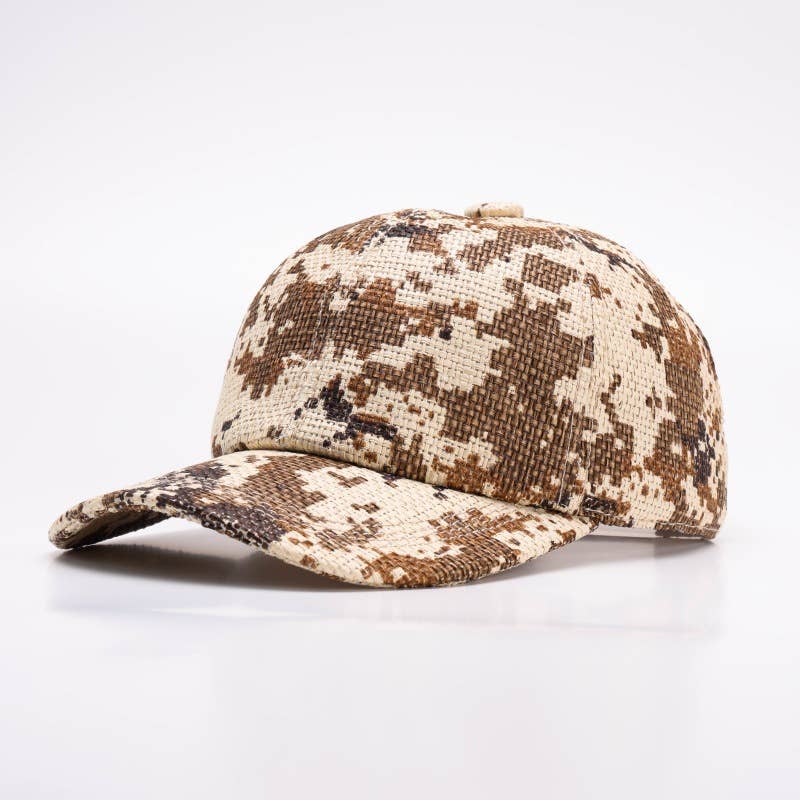 Straw Baseball Cap