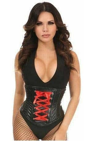 Patent Lace-Up Corset