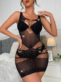 Sparkle Fishnet Dress