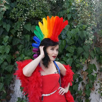 Rainbow Feather Mohawk - Quills