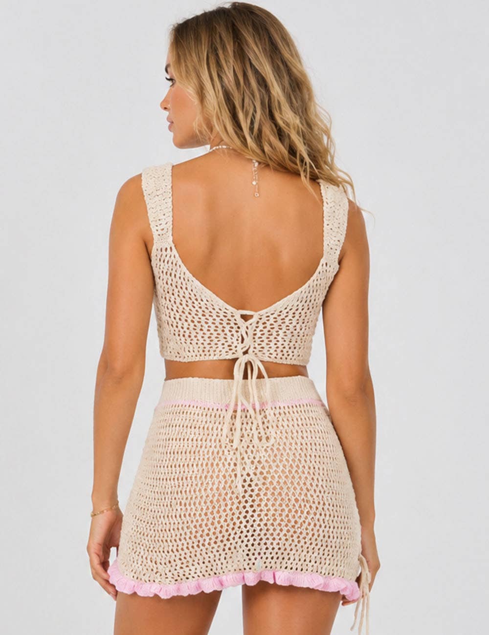 Knit crochet Top or Skirt