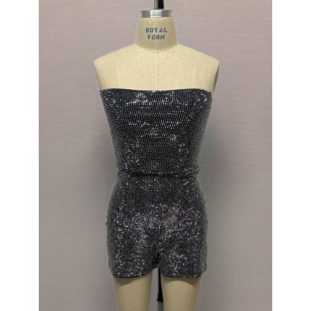 RHINESTONE ROMPER