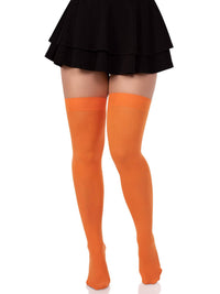 Luna Thigh High Stockings: White / One Size