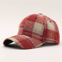 Plaid Baseball Cap