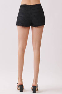 STRETCH FRILL LACE SHORTS