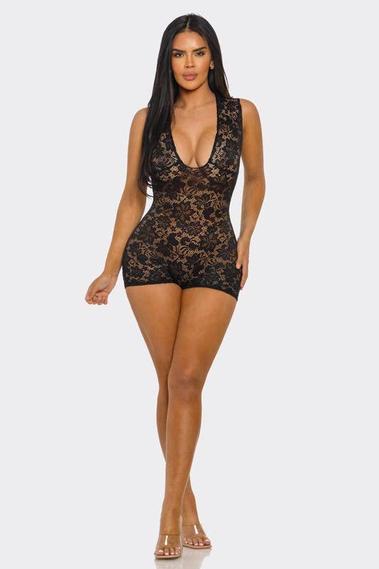 Lace Romper