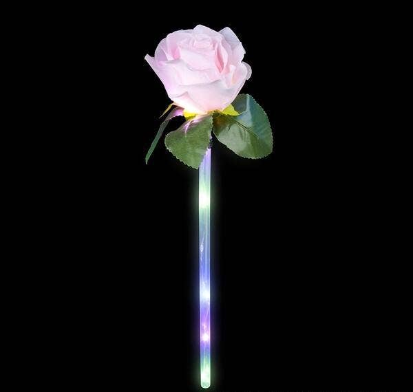 16" LIGHT-UP ROSE WAND