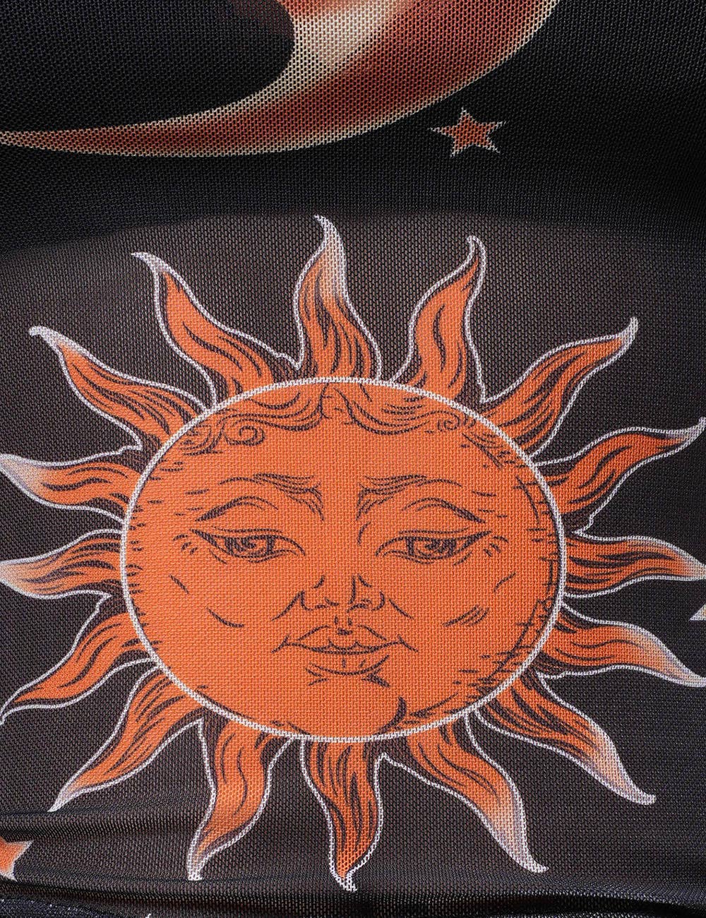 Moon Sun Star Mesh Top