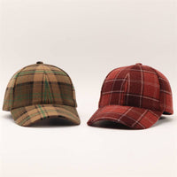 Plaid Baseball Cap