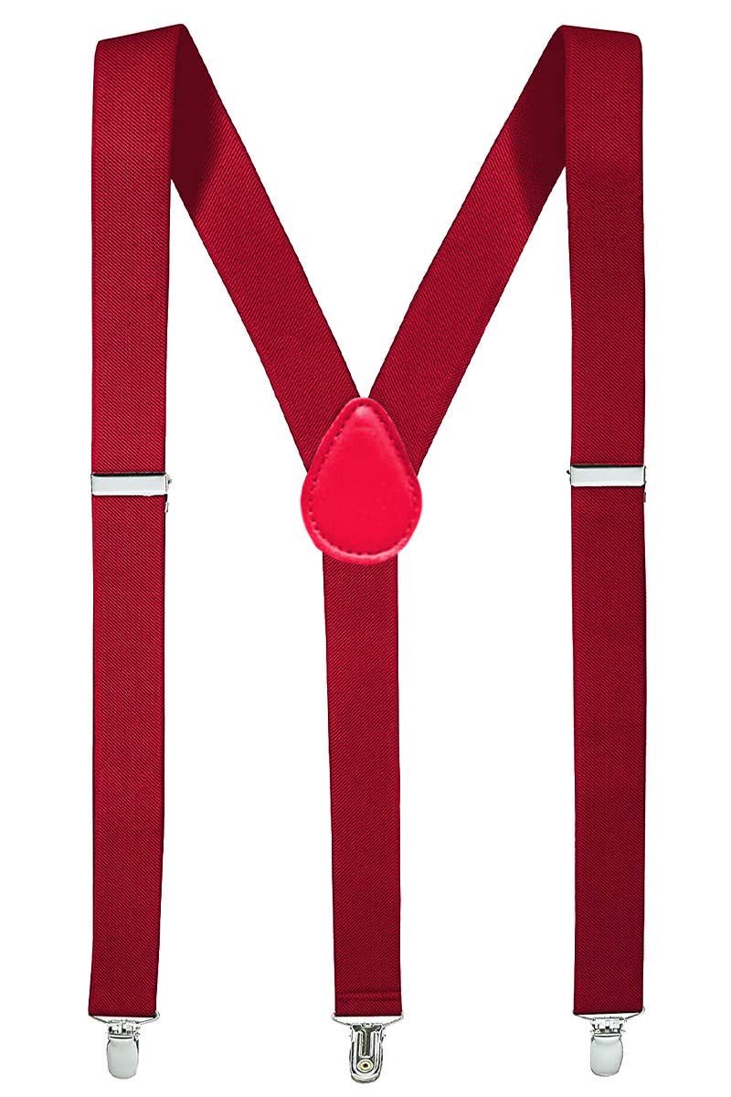 Slim Elastic Sweatband Clip-On Y-Back Suspenders