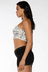 Studded Edge Mini Skirt