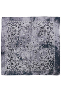 Paisley Tie Dye Marble Gradient Cotton Bandana