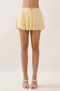 LACE WAIST SKORT