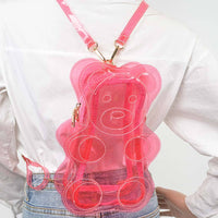 Transparent Teddy Bear Backpac